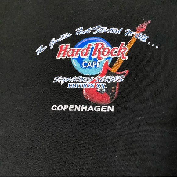 Hard Rock Cafe Copenhagen Signature Series Edition XX Eric Clapton T-Shirt Sz M - Picture 3 of 6
